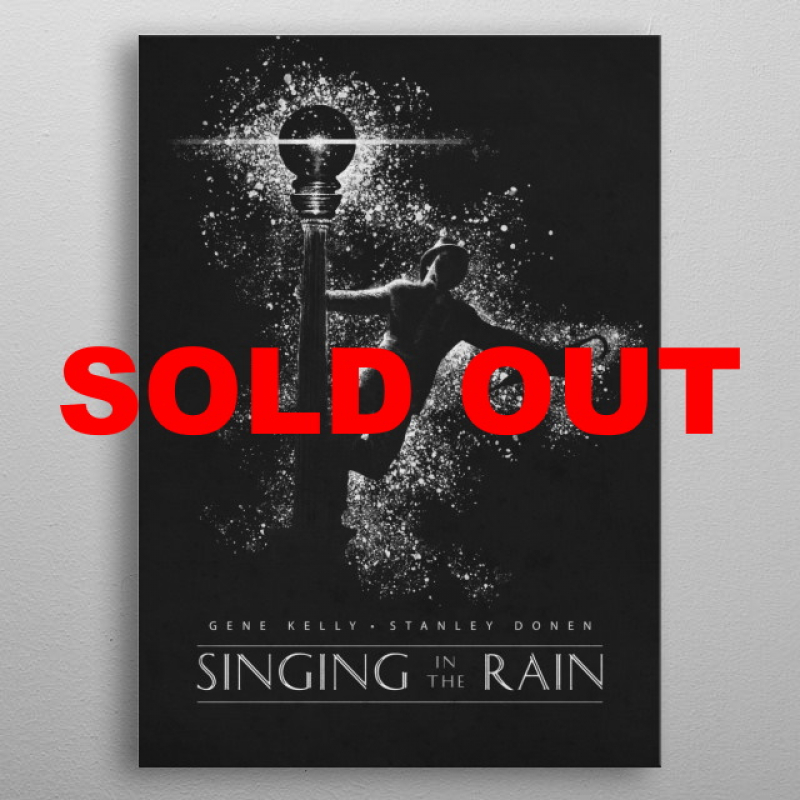 Displate Metall-Poster "Singing in the Rain" *AUSVERKAUFT*